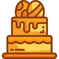 cake Two Tone icon