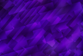 Dark Purple vector backdrop with rhombus.