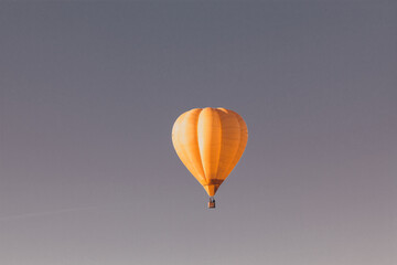 hot air balloons - freedom and adventure concept