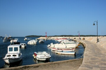 Fototapeta na wymiar port of Fazana, Croatia