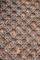 Detail on Door at St Mary Church Facade, Morella
