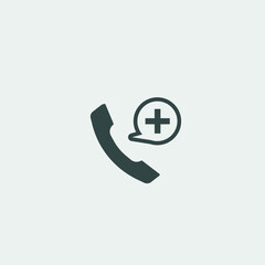 Obraz premium On call medical service icon