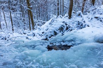 Eis - Schnee - Winter - Frost - Hinang - Wasserfall - Allgäu