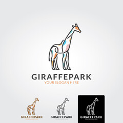 Minimal giraffe logo template  - vector © ferart88