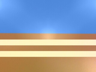 Summer sky blue golden yellow abstract geometric horizontal line decorative template background