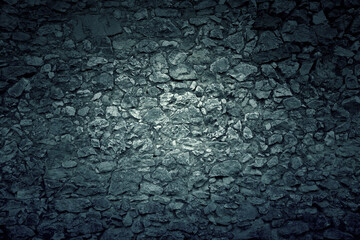 Wall decorated with stone