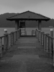 Obraz premium pier on the beach