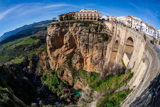 Ansicht Felsplateau von Ronda und Puente Nuevo