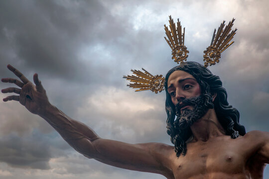 paso de misterio de la hermandad de la resurrecci&oacute;n, semana santa de Sevilla