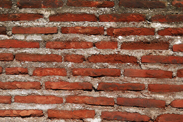 red brick wall background