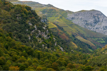 The Asón Valley is a Valley of Cantabria, located in northern Spain. It stands out for its rugged limestone massifs and centenary forests of beech, oak and holm oaks.