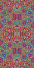 Fractodome Colorful Seamless Fractal Patterns