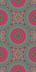 Fractodome Colorful Seamless Fractal Patterns