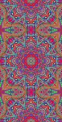 Fractodome Colorful Seamless Fractal Patterns