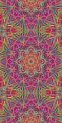 Fractodome Colorful Seamless Fractal Patterns