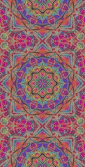 Fractodome Colorful Seamless Fractal Patterns