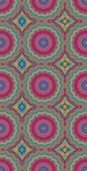Fractodome Colorful Seamless Fractal Patterns