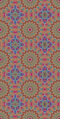 Fractodome Colorful Seamless Fractal Patterns