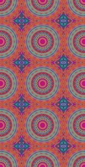 Fractodome Colorful Seamless Fractal Patterns