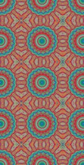 Fractodome Colorful Seamless Fractal Patterns