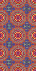 Fractodome Colorful Seamless Fractal Patterns