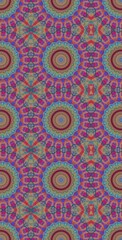 Fractodome Colorful Seamless Fractal Patterns