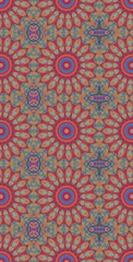 Fractodome Colorful Seamless Fractal Patterns