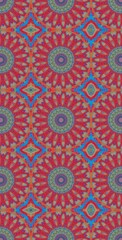 Fractodome Colorful Seamless Fractal Patterns