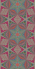 Fractodome Colorful Seamless Fractal Patterns