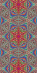 Fractodome Colorful Seamless Fractal Patterns