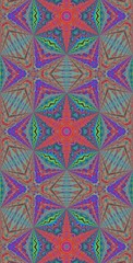 Fractodome Colorful Seamless Fractal Patterns