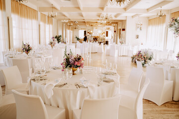 Dinning Tables and Chairs Cozy Restaurant Interior