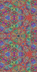 Fractodome Colorful Seamless Fractal Patterns