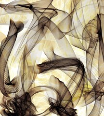 abstract fractal background with circles
