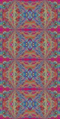 Fractodome Colorful Seamless Fractal Patterns