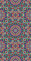 Fractodome Colorful Seamless Fractal Patterns