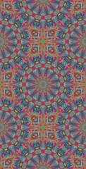 Fractodome Colorful Seamless Fractal Patterns