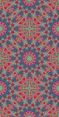 Fractodome Colorful Seamless Fractal Patterns