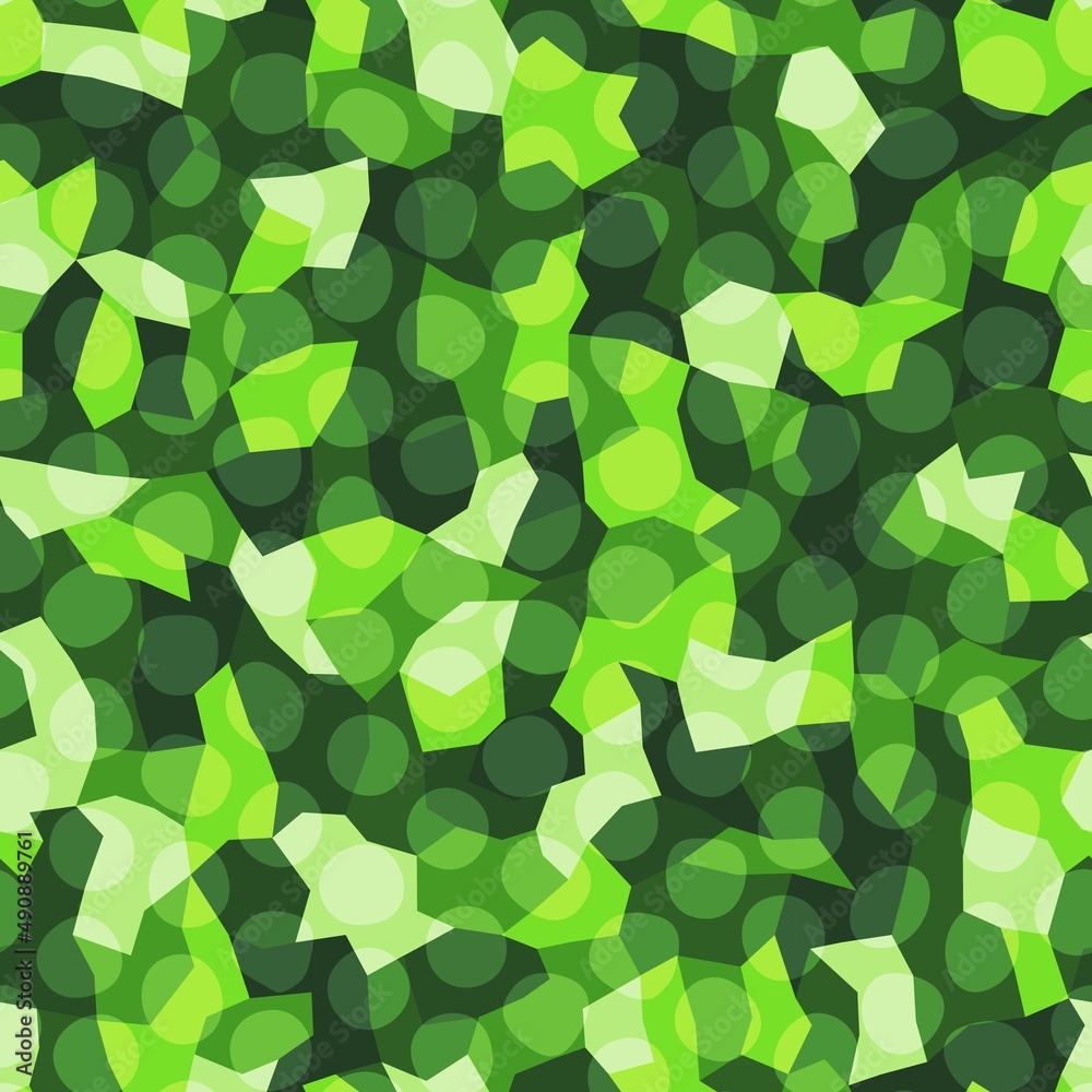 Canvas Prints abstract monochrome emerald green background. vector polygonal design