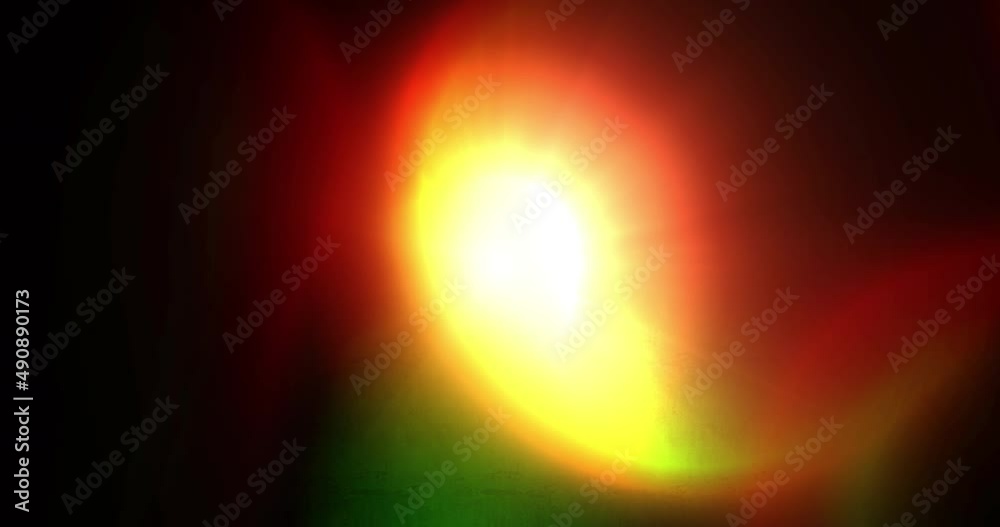 Poster light leak and lensflare overlays around the edges. yellow warm burn flame background, for compositi