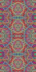 Fractodome Colorful Seamless Fractal Patterns