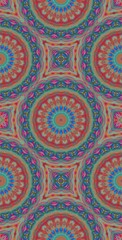 Fractodome Colorful Seamless Fractal Patterns