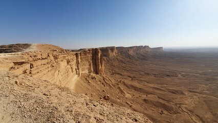 Fototapeta na wymiar Edge of the world, Riad, Saudi-Arabien