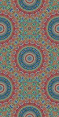 Fractodome Colorful Seamless Fractal Patterns