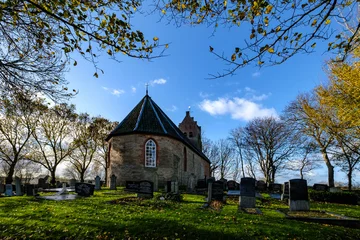 Foto auf Acrylglas Kerk van Hogebeintum - Church of Hogebeintum © Holland-PhotostockNL