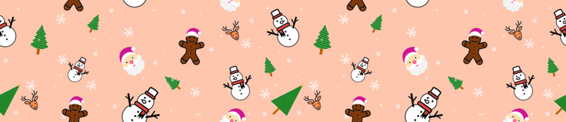 Geometric ethnic oriental ikat pattern traditional Design.Ethnic oriental pattern traditional Design for background,snow,clothing,fabric,embroidery style.christmas.santa.deer.star.tree.cookie doll