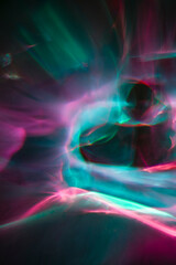 抽象的な空間を表現しました。
