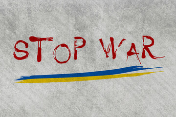 Ukranie, stop war, wall painting - obrazy, fototapety, plakaty