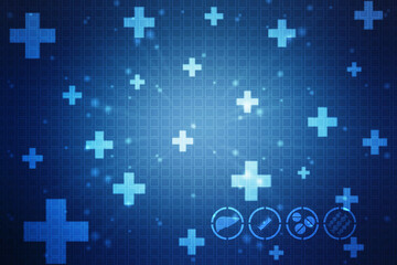 Medical and Health care concept background, Medical Science, Biotechnology concept background