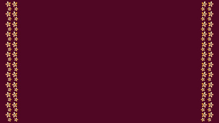 シンプルな桜の装飾素材のある背景フレームイラスト